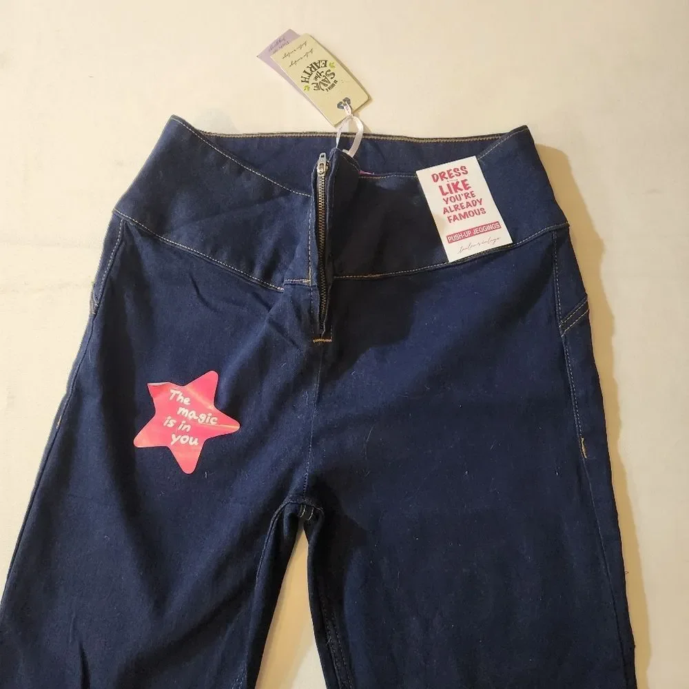 Tailor Vintage Women's Dark Blue Push Up Jeggings Size‎ 13